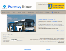 Tablet Screenshot of aktrans.pl